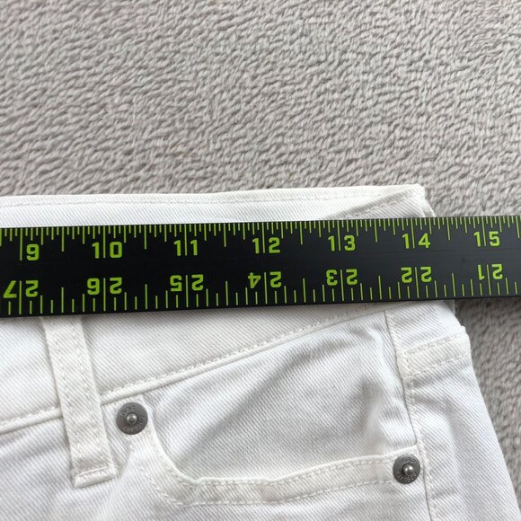 Gap Women's 9" Bermuda Shorts Size 25 Classic White Cuffed Casual Summer - Picture 5 of 12